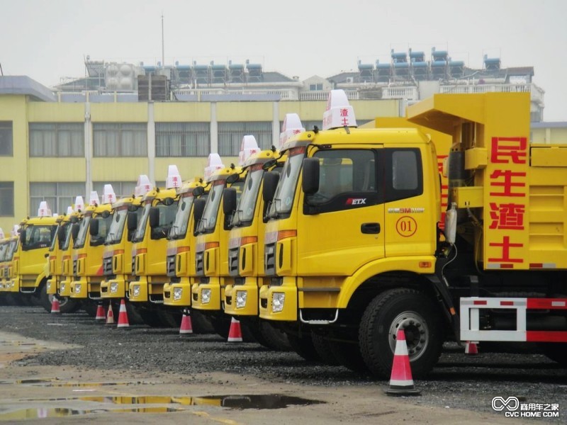 2014年我國(guó)卡車企業(yè)角逐渣土車市場(chǎng)